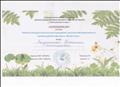 Сертификат участника Районного конкурса педагогических мероприятий экологической направленности в рамках районного фестиваля "Юный эколог" 
